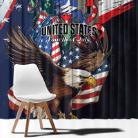 Puerto Rico 4th of July Window Curtain USA Statue of Liberty El Morro