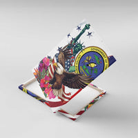 US Virgin Islands 4th of July Canvas Wall Art US Eagle Statue of Liberty