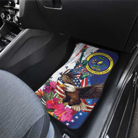 US Virgin Islands 4th of July Car Mats US Eagle Statue of Liberty