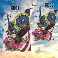 US Virgin Islands 4th of July Garden Flag US Eagle Statue of Liberty