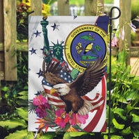 US Virgin Islands 4th of July Garden Flag US Eagle Statue of Liberty