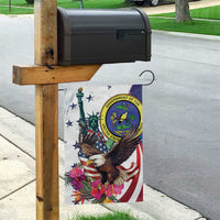 US Virgin Islands 4th of July Garden Flag US Eagle Statue of Liberty