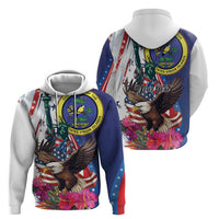 Personalized US Virgin Islands 4th of July Hoodie US Eagle Statue of Liberty