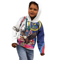 Personalized US Virgin Islands 4th of July Kid Hoodie US Eagle Statue of Liberty