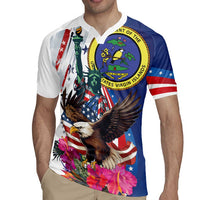 Personalized US Virgin Islands 4th of July Rugby Jersey US Eagle Statue of Liberty