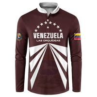Custom Venezuela Rugby Button Sweatshirt Las Orquideas Go Champions