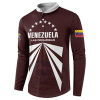 Custom Venezuela Rugby Button Sweatshirt Las Orquideas Go Champions