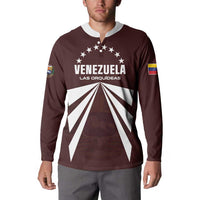 Custom Venezuela Rugby Button Sweatshirt Las Orquideas Go Champions