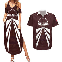 Custom Venezuela Rugby Couples Matching Summer Maxi Dress and Hawaiian Shirt Las Orquideas Go Champions