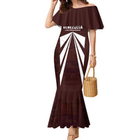 Custom Venezuela Rugby Family Matching Mermaid Dress and Hawaiian Shirt Las Orquideas Go Champions