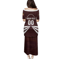 Custom Venezuela Rugby Family Matching Puletasi and Hawaiian Shirt Las Orquideas Go Champions