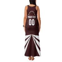 Custom Venezuela Rugby Family Matching Tank Maxi Dress and Hawaiian Shirt Las Orquideas Go Champions