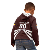 Custom Venezuela Rugby Kid Hoodie Las Orquideas Go Champions
