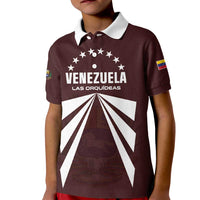Custom Venezuela Rugby Kid Polo Shirt Las Orquideas Go Champions