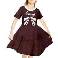 Custom Venezuela Rugby Kid Short Sleeve Dress Las Orquideas Go Champions