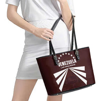 Venezuela Rugby Leather Tote Bag Las Orquideas Go Champions