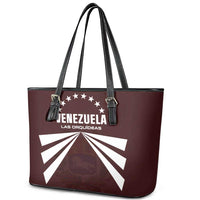 Venezuela Rugby Leather Tote Bag Las Orquideas Go Champions