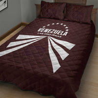Venezuela Rugby Quilt Bed Set Las Orquideas Go Champions