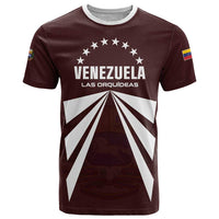 Custom Venezuela Rugby T Shirt Las Orquideas Go Champions
