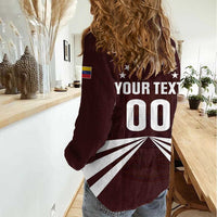 Custom Venezuela Rugby Women Casual Shirt Las Orquideas Go Champions