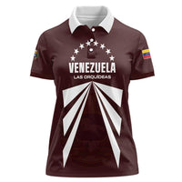 Custom Venezuela Rugby Women Polo Shirt Las Orquideas Go Champions