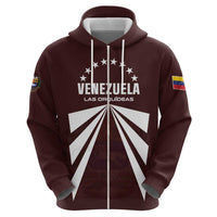 Custom Venezuela Rugby Zip Hoodie Las Orquideas Go Champions