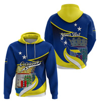Custom Curacao Hoodie Coat Of Arms With Map Special Version - Wonder Print Shop