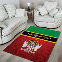 Saint Kitts and Nevis Royal Pattern Area Rug - Wonder Print Shop