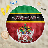 Saint Kitts and Nevis Royal Pattern Beach Blanket - Wonder Print Shop