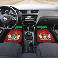 Saint Kitts and Nevis Royal Pattern Car Mats - Wonder Print Shop