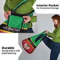 Saint Kitts and Nevis Royal Pattern Grocery Bag - Wonder Print Shop