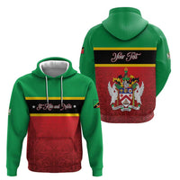 Personalized Saint Kitts and Nevis Royal Pattern Hoodie - Wonder Print Shop
