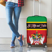 Saint Kitts and Nevis Royal Pattern Luggage Cover - Wonder Print Shop