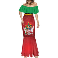 Personalized Saint Kitts and Nevis Royal Pattern Mermaid Dress - Wonder Print Shop