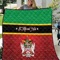 Saint Kitts and Nevis Royal Pattern Quilt - Wonder Print Shop