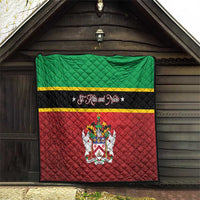 Saint Kitts and Nevis Royal Pattern Quilt - Wonder Print Shop