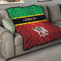 Saint Kitts and Nevis Royal Pattern Quilt - Wonder Print Shop