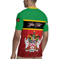 Personalized Saint Kitts and Nevis Royal Pattern Rugby Jersey - Wonder Print Shop