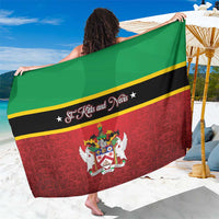 Saint Kitts and Nevis Royal Pattern Sarong - Wonder Print Shop