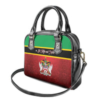 Saint Kitts and Nevis Royal Pattern Shoulder Handbag - Wonder Print Shop