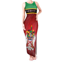 Personalized Saint Kitts and Nevis Royal Pattern Tank Maxi Dress - Wonder Print Shop