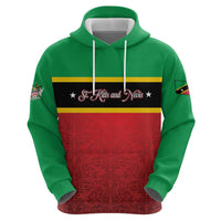 Personalized Saint Kitts and Nevis Royal Pattern Zip Hoodie - Wonder Print Shop