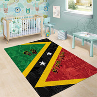 Saint Kitts and Nevis Culturama Area Rug African Pattern - Wonder Print Shop