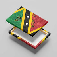 Saint Kitts and Nevis Culturama Canvas Wall Art African Pattern - Wonder Print Shop
