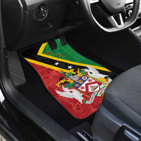 Saint Kitts and Nevis Culturama Car Mats African Pattern - Wonder Print Shop