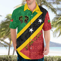 Personalized Saint Kitts and Nevis Culturama Hawaiian Shirt African Pattern - Wonder Print Shop