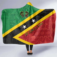 Saint Kitts and Nevis Culturama Hooded Blanket African Pattern - Wonder Print Shop