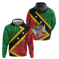 Personalized Saint Kitts and Nevis Culturama Hoodie African Pattern - Wonder Print Shop