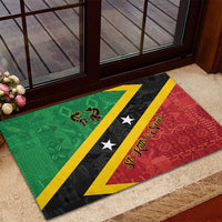 Saint Kitts and Nevis Culturama Rubber Doormat African Pattern - Wonder Print Shop