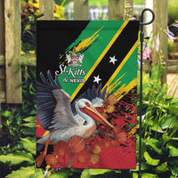 Saint Kitts and Nevis Pelican Garden Flag Royal Poinciana Flowers - Wonder Print Shop